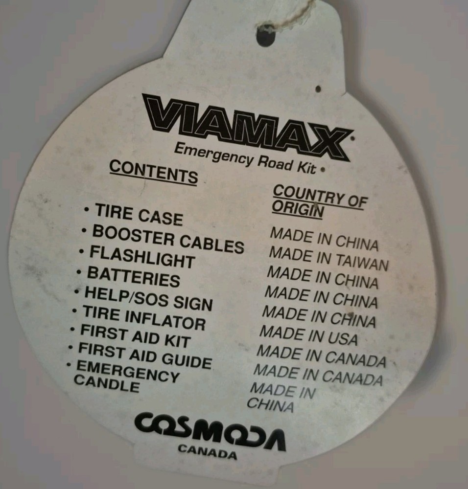 Vintage VIAMAX / COSMODA unopened Roadside Kit (also still Lights up!). NWT