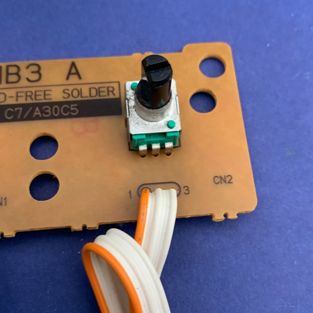 CASIO WK-200 Keyboard Replacement Part: Volume Mic Control Pot PCB Circuit Board