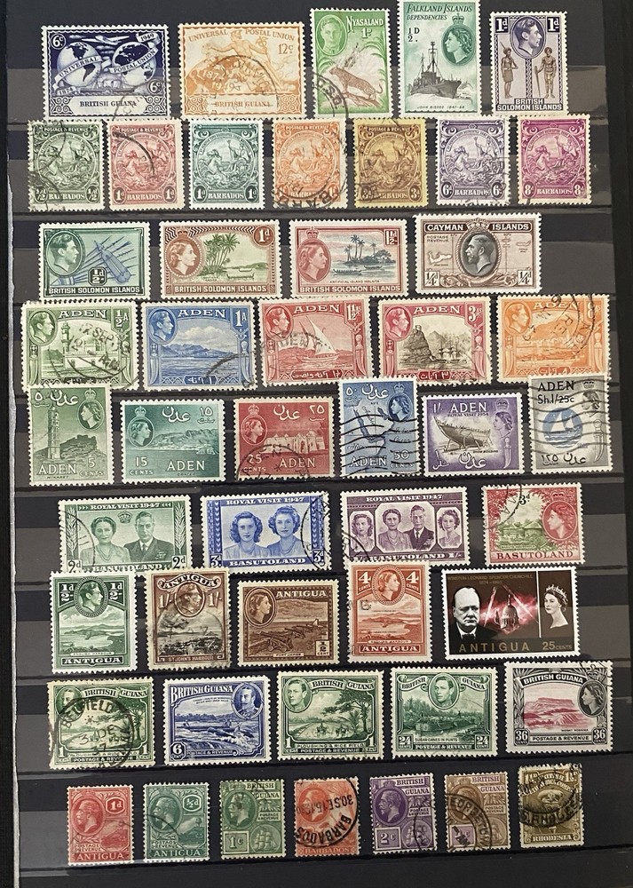 British Commonwealth stamps collection 48 Lot