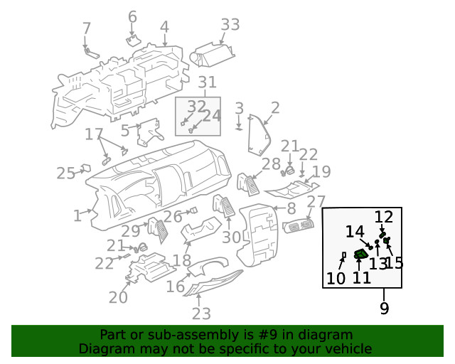 Genuine GM Lower Extension 25750258