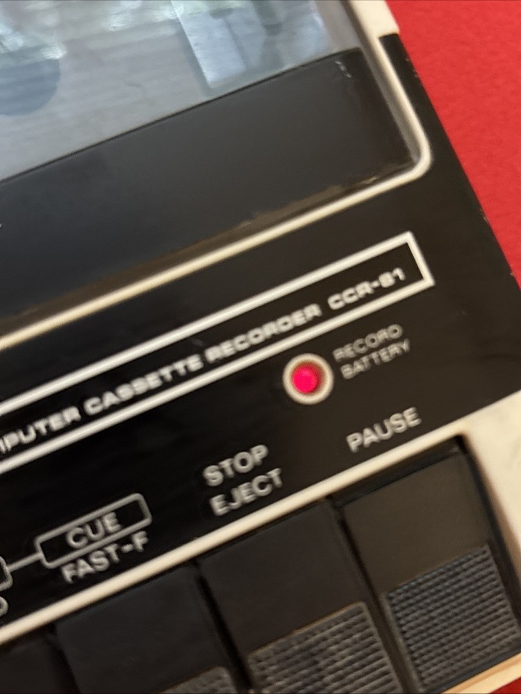 Tandy CCR-81 Portable Computer Electronic Cassette Player Recorder
