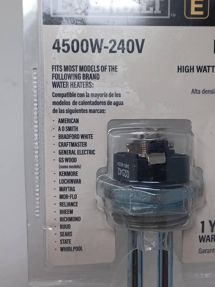 1 Everbilt 4500-Watt/240-Volt HWD Element