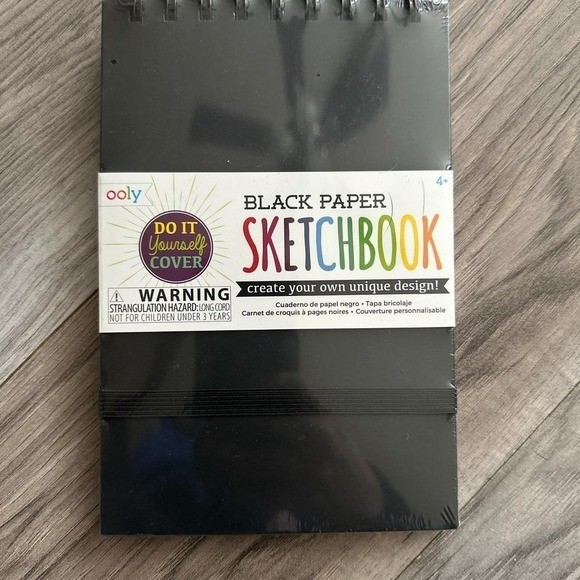 OOLY Black Spiral Sketchbook
