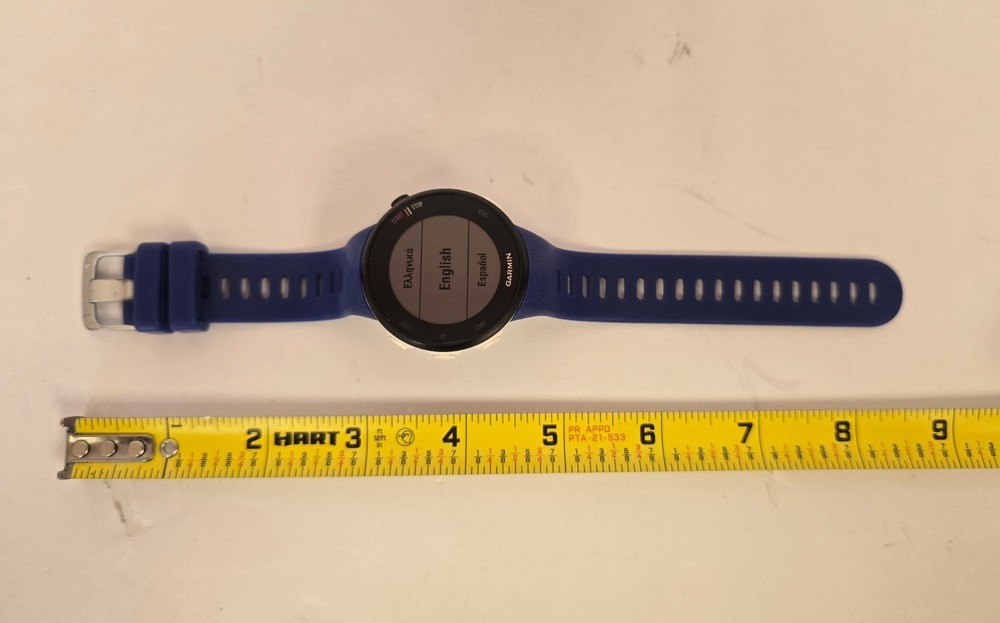 Garmin Forerunner 45 Watch Blue with Charger *Tested & Working*