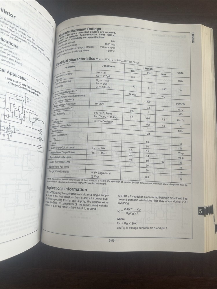 Linear Databook National Semiconductor 1988 Edition