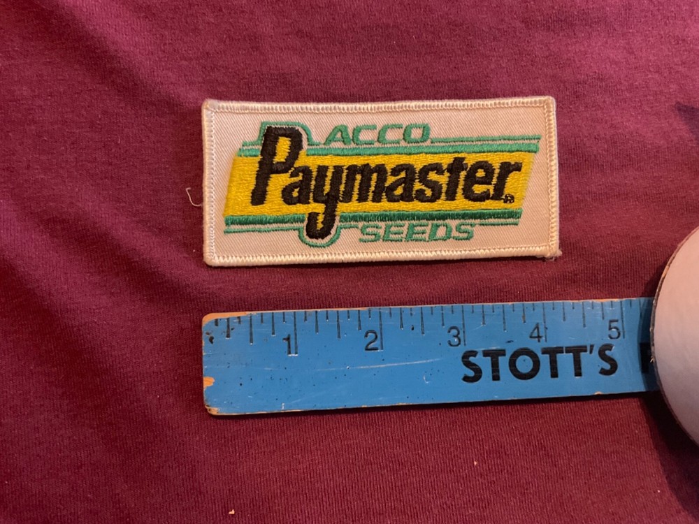 ACCO Paymaster Seeds Vintage Patch