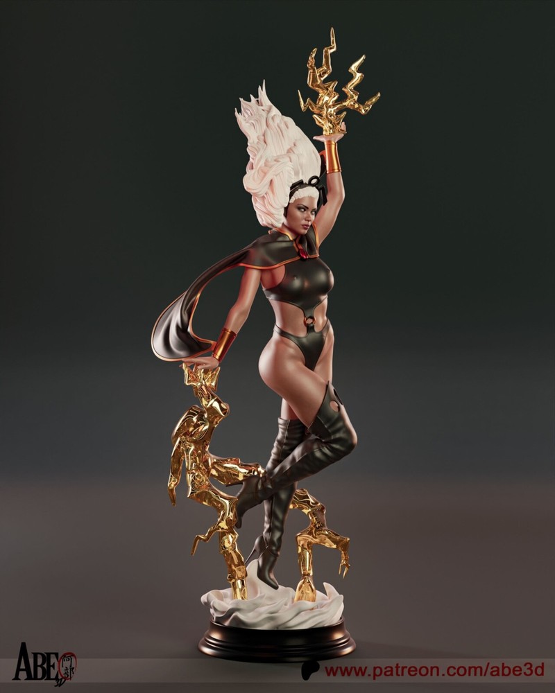 Storm Statue 3D Print Unpainted/Unassembled