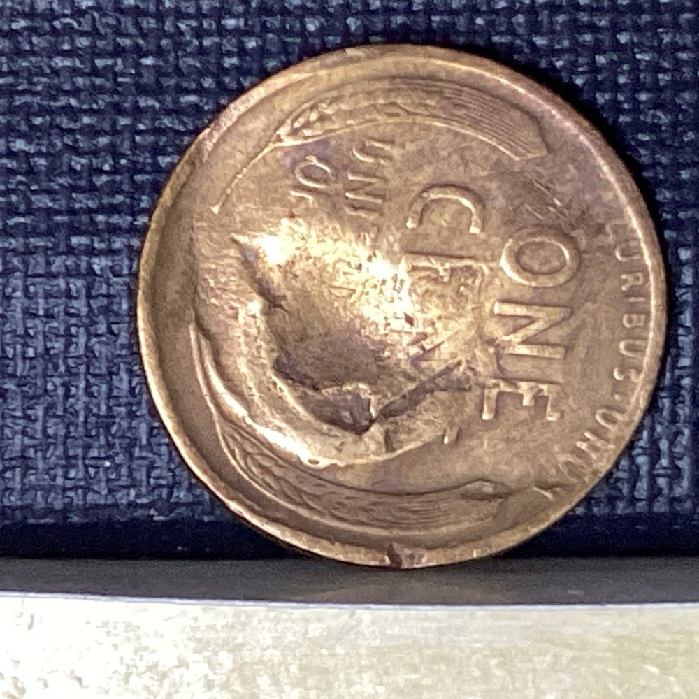 1921 Lincoln Wheat Penny. Multiple Errors On The Obv & Rev . See Pics