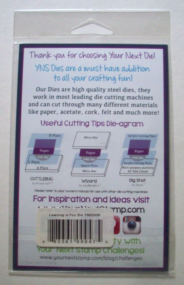 LEARNING IS FUN Your Next Die craft dies