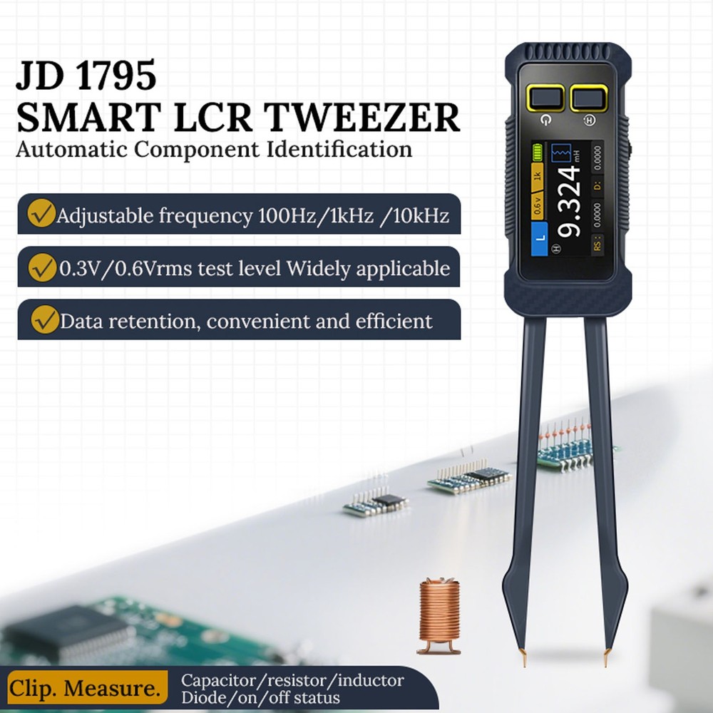 Bridge Tweezers SMD Component Tester Resistance Capacitance Inductance