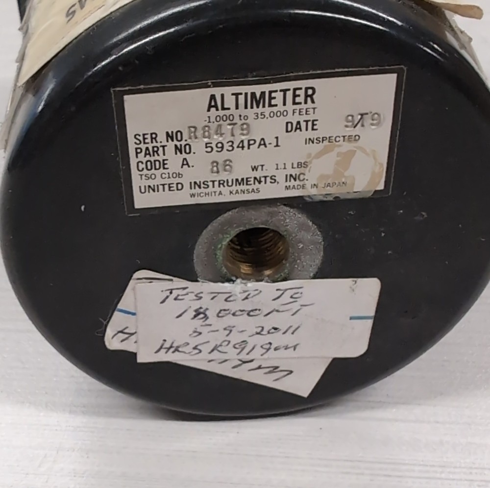 Altimeter P/N: 5934PA-1 (CODE A36)