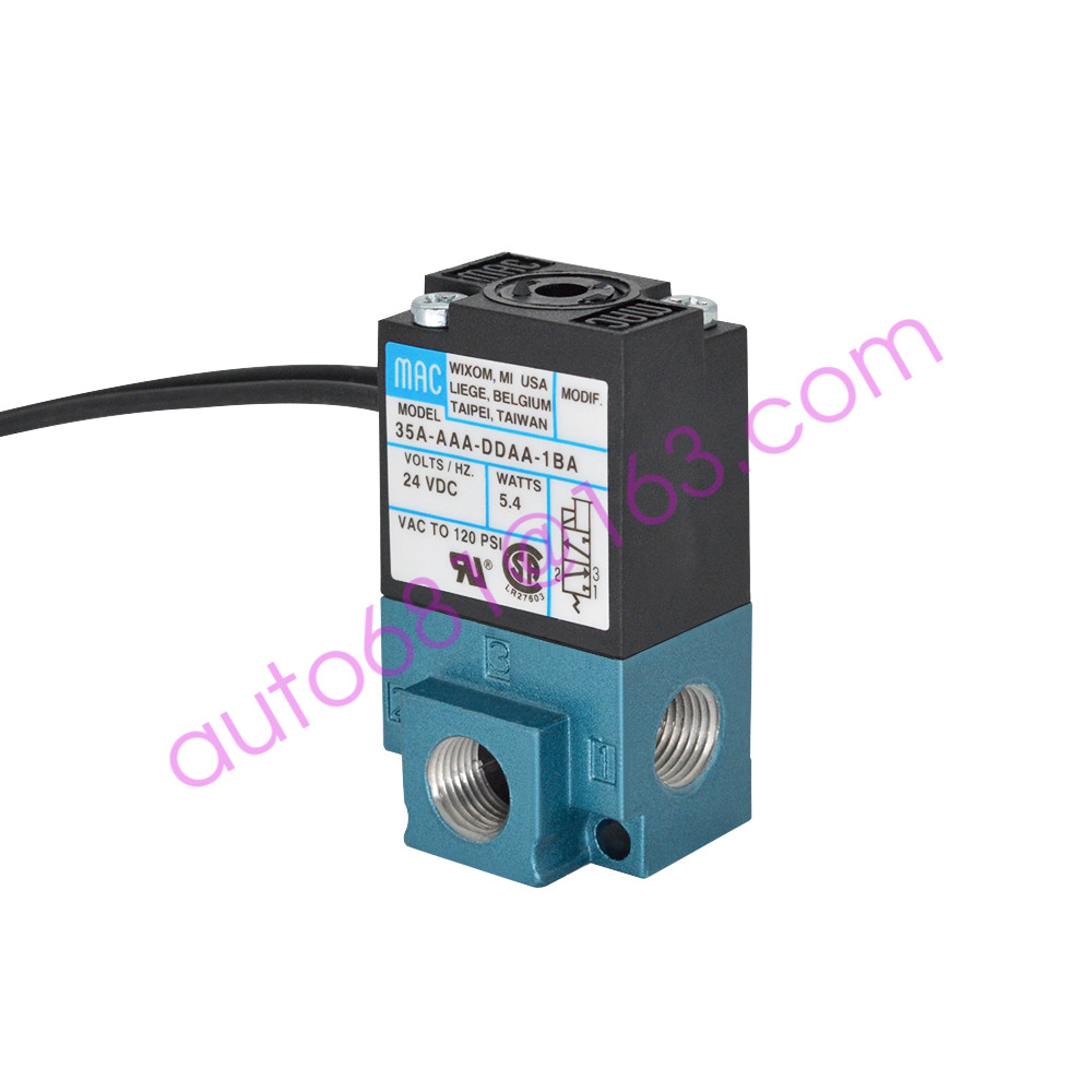 MAC Single Solenoid Valve 35A-AAA-DDAA-1BA DC24V 5.4W For Marking Machine