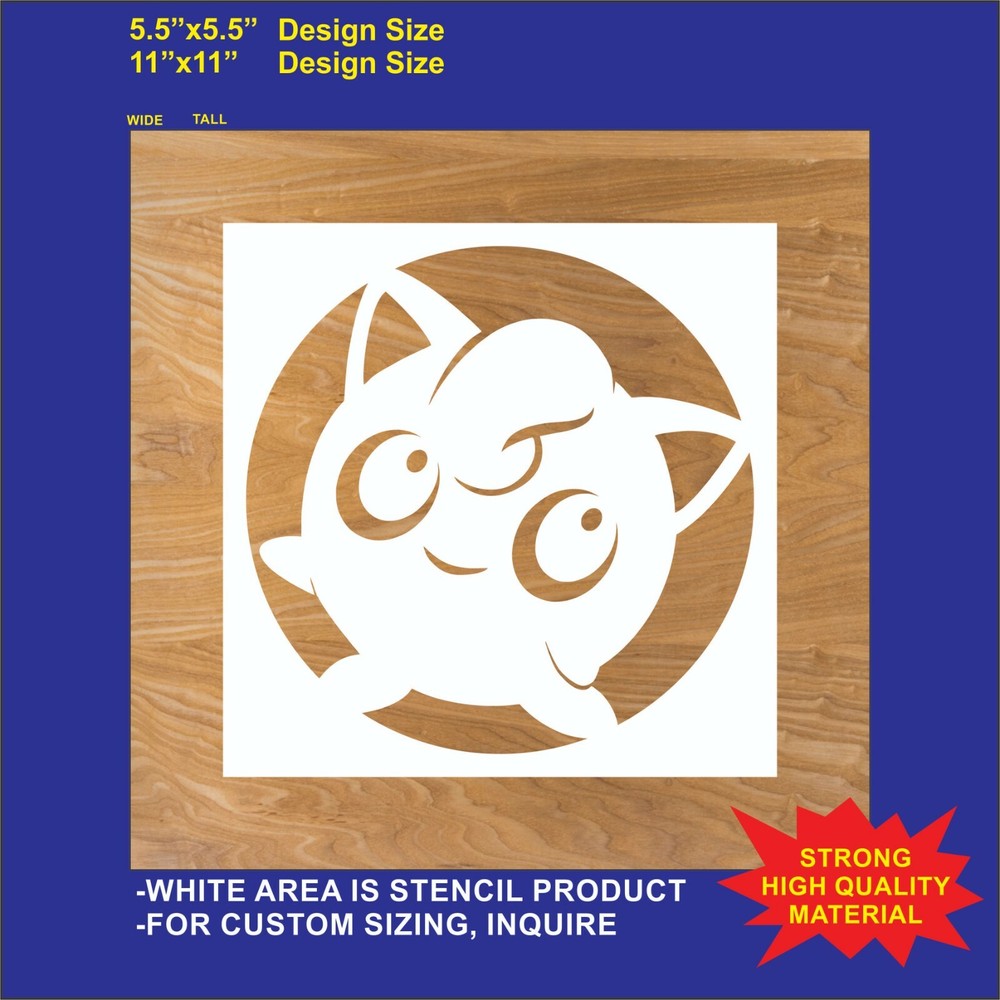 Jigglypuff - Reusable, Flexible  Stencil