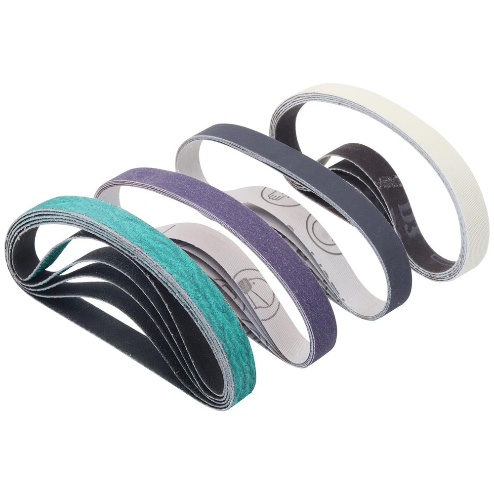 20 Pack 1/2" x 12" Replacement Sharpening Sanding Belts for Official Work Sha...