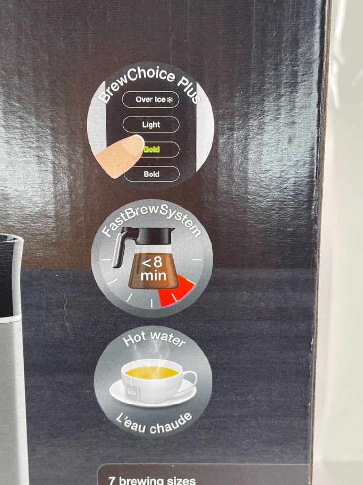 Braun KF9150 MultiServe Coffee Machine 7 Programmable Brew Sizes 24 hr timer EUC