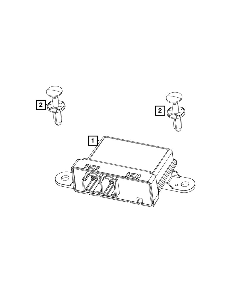 Genuine Mopar Parking Assist Module 68488753AB