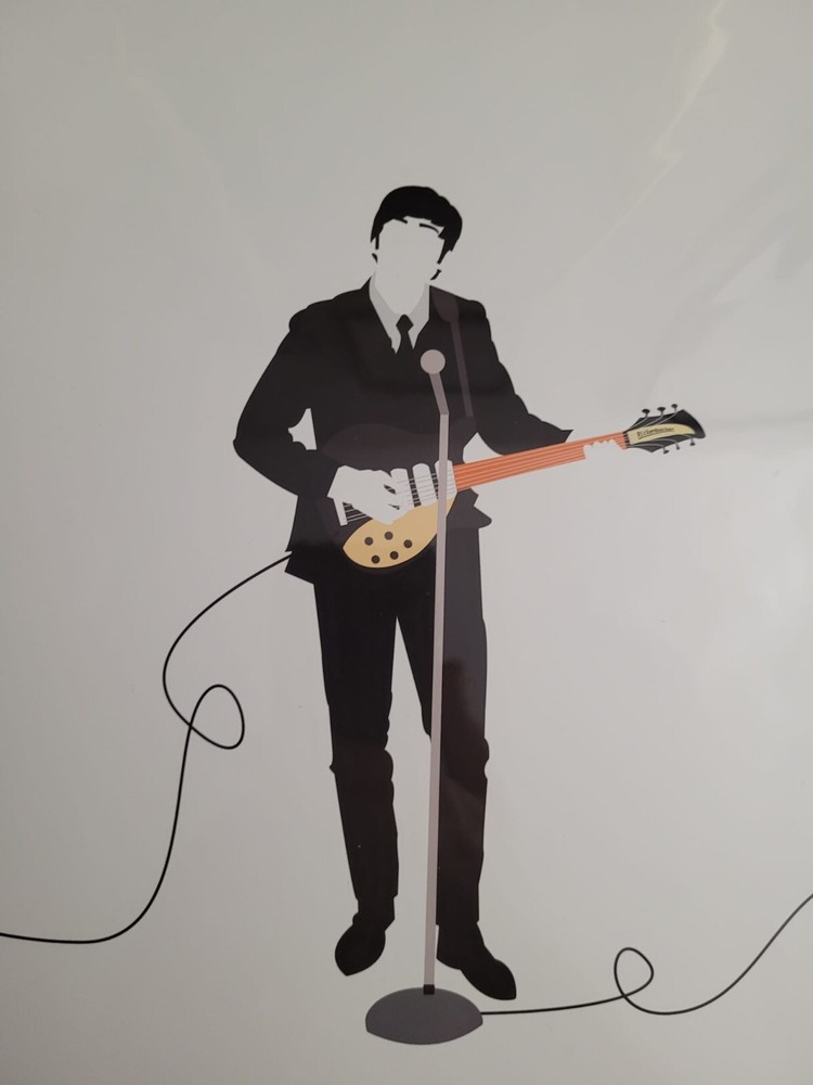 Beatles Hand-Drawn Artwork  10.5 x 8.5 (Just Beautiful!)