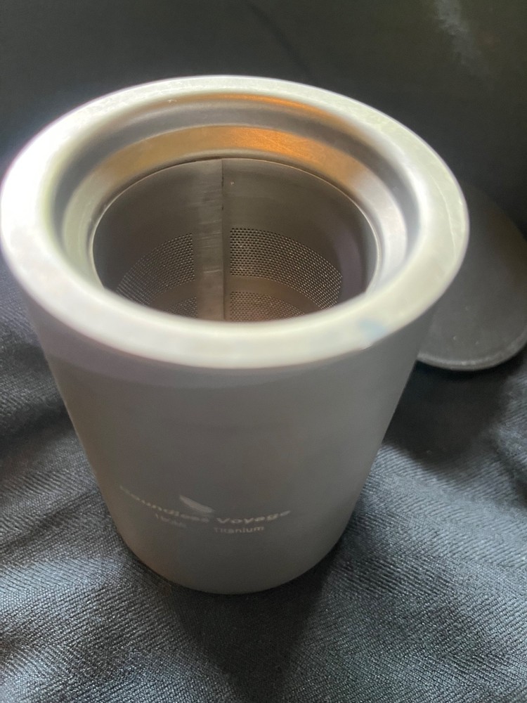 Boundless Voyage TA1 Titanium Double-Wall Tea/Coffee Maker