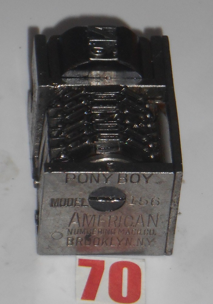 American Letterpress Numbering Machine | 70