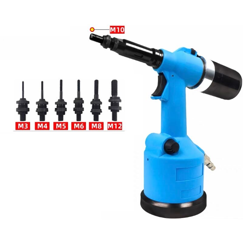 Pneumatic Air Rivet Nut Guns Automatic Insert threaded Riveting Rivnut Tool