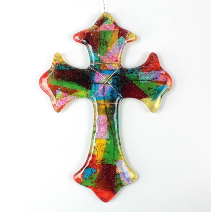 Large Cross Mold - Glass Fusing #LF157