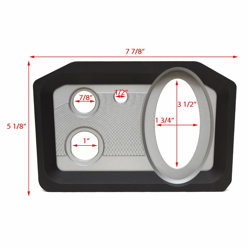 Axis Boat Blank Ignition Dash Panel 5411529 | Anodized