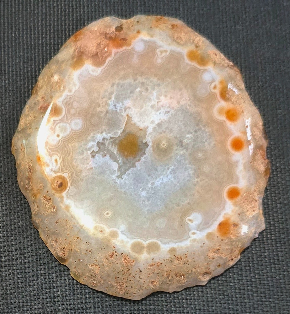 Polished Rock Geode Slice