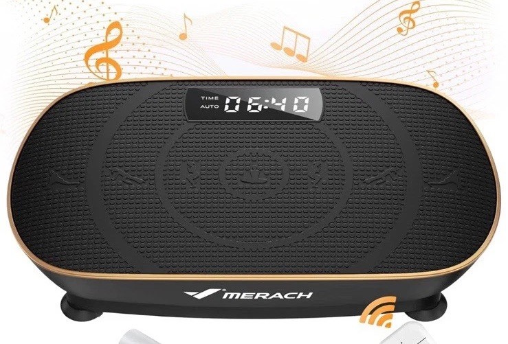 MERACH 2398 Vibration Plate Exercise Machine Vibration Plate Bluetooth Auto Mode