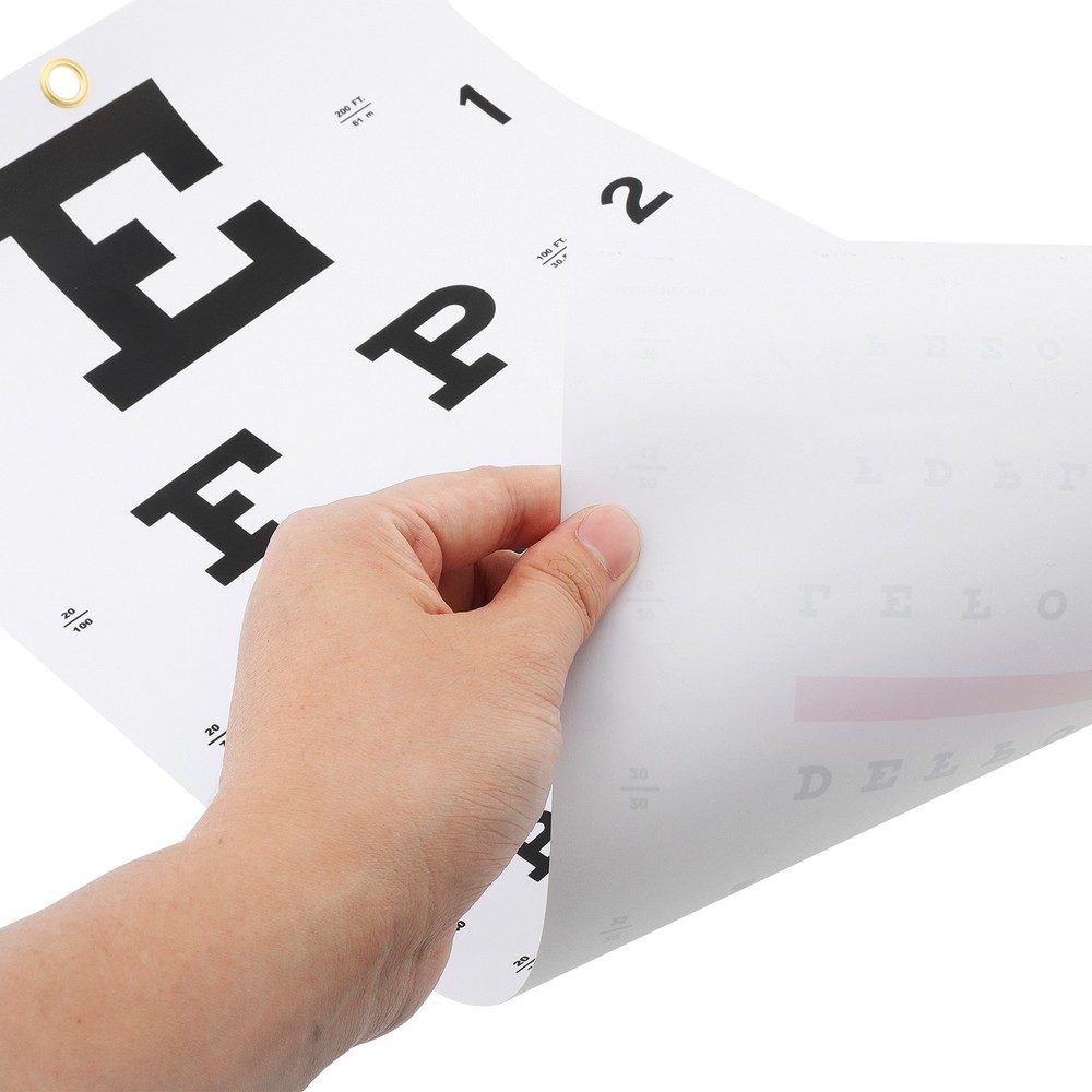 Complete Eye Chart Set for Vision Testing & Visual Acuity Assessment