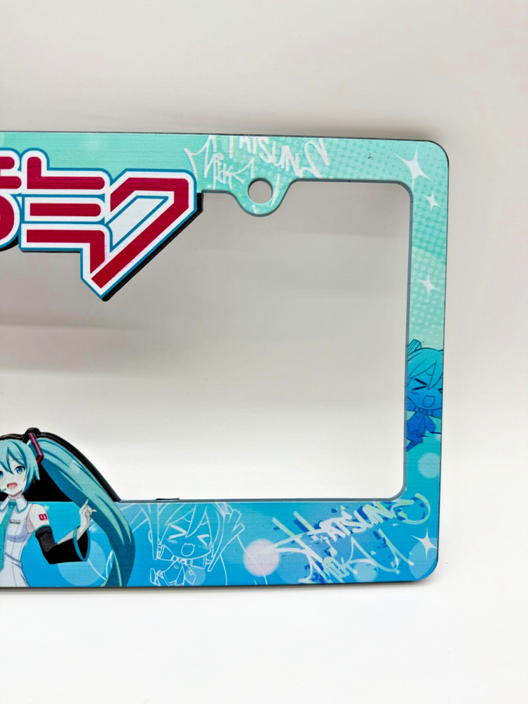 Hatsune Miku License Plate Frame