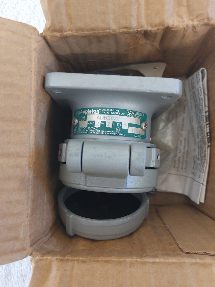 APPLETON ADR3022 30A 2W2P POWERTITE RCPT