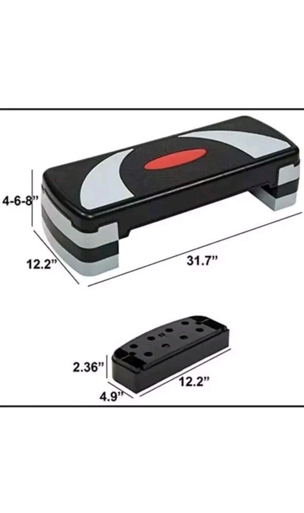 BalanceFrom Adjustable Workout Aerobic Stepper Step Platform Trainer