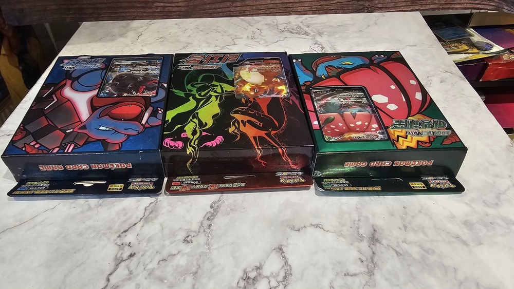 3 x Pokemon VMAX Starter Decks Korean