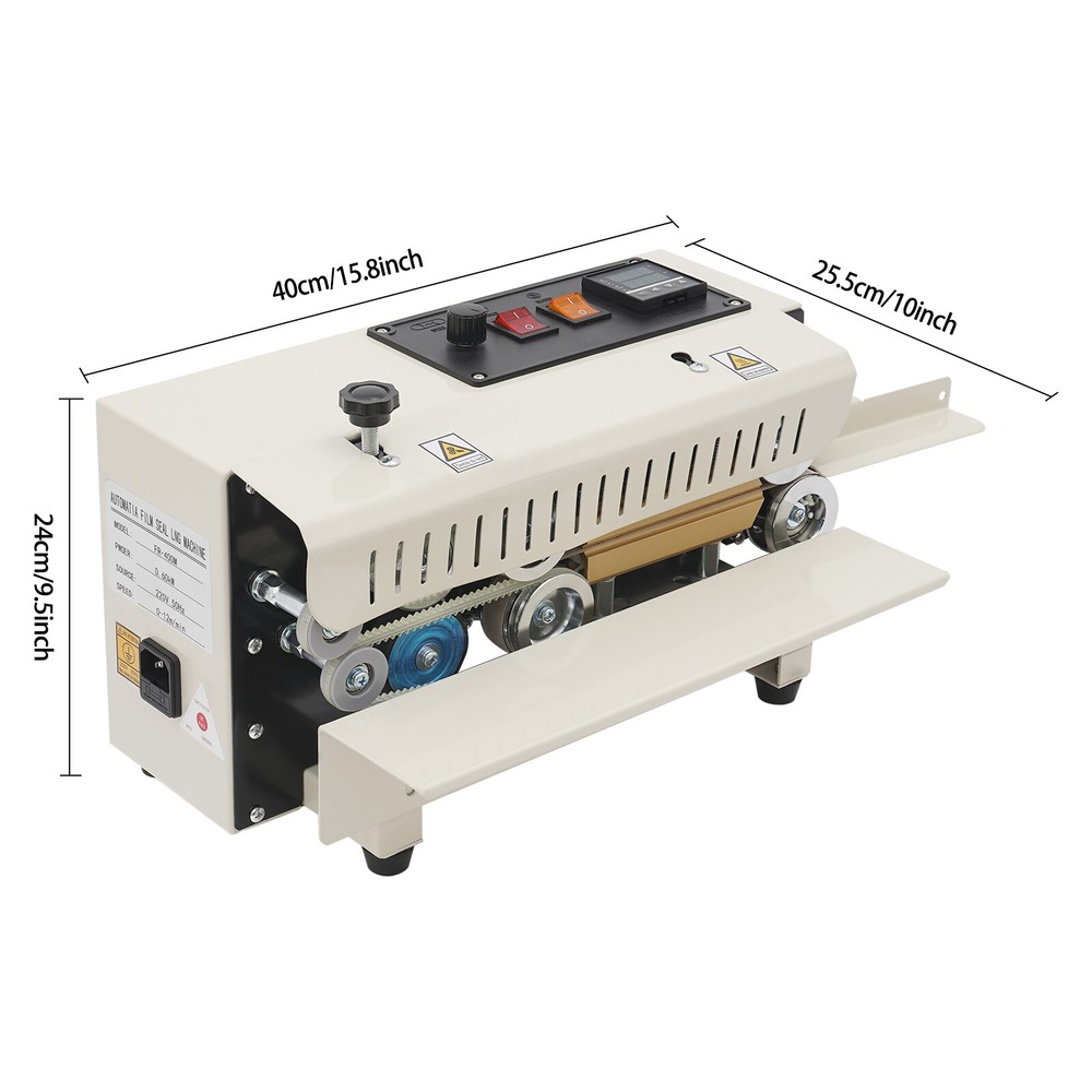 Automatic 600W Continuous Band Sealer for Efficient Horizontal Bag Sealing