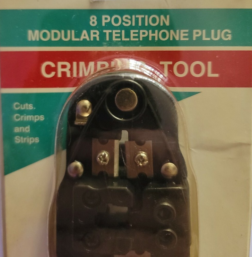 8P8C Modular Telephone Plug Crimping Tool.