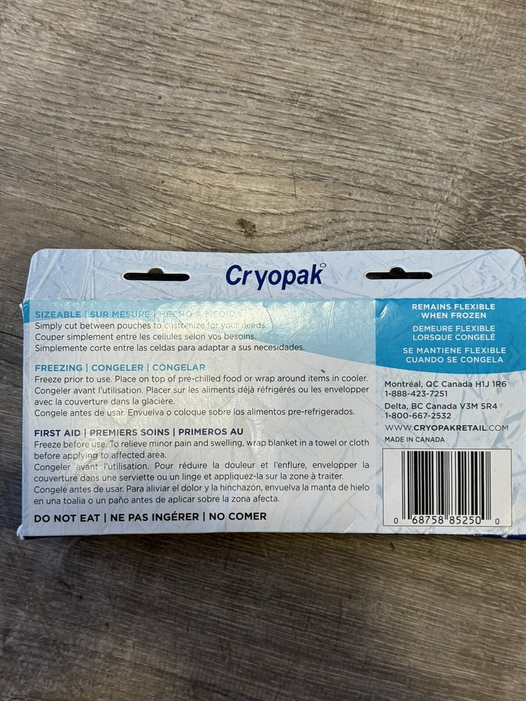 Cryopak 9" x 16.5" Flexible Ice Blanket