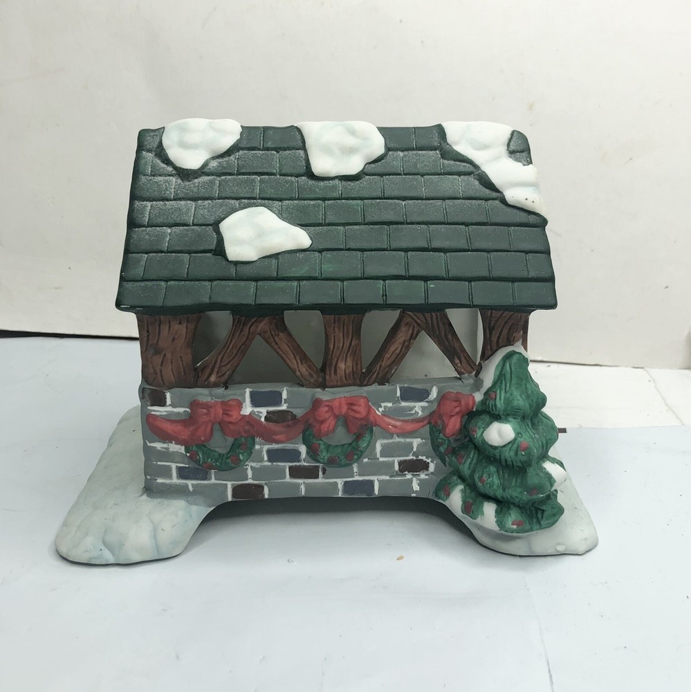 Christmas Bridge Hand Painted Ceramic