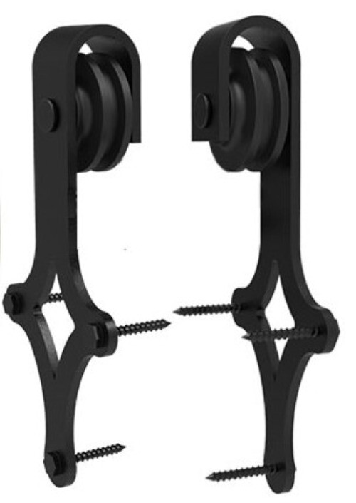 Sliding Barn Door Hardware Roller （NoTrack) Only 1 Pair Roller