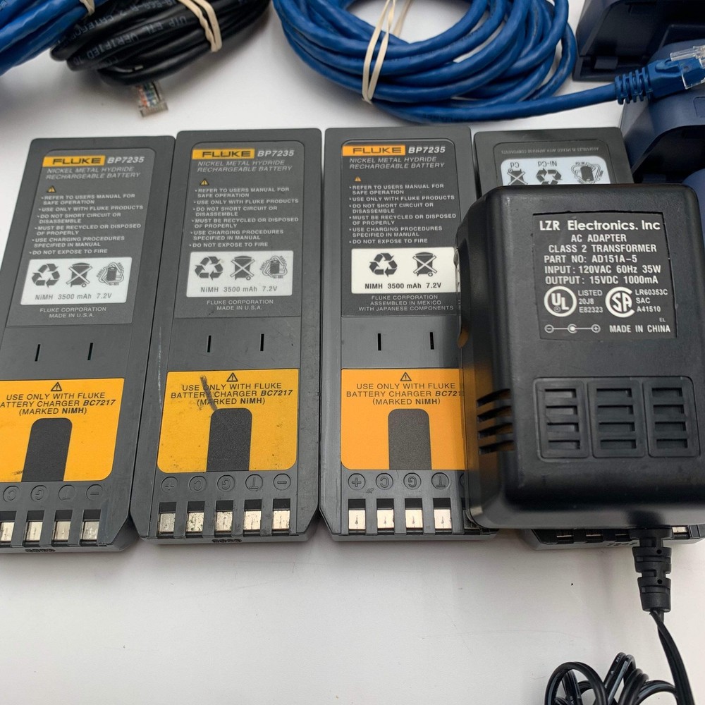 Fluke DSP-4000 Cable Analyzer & DSP-4000SR Smart Remote Bundle - Used *READ*