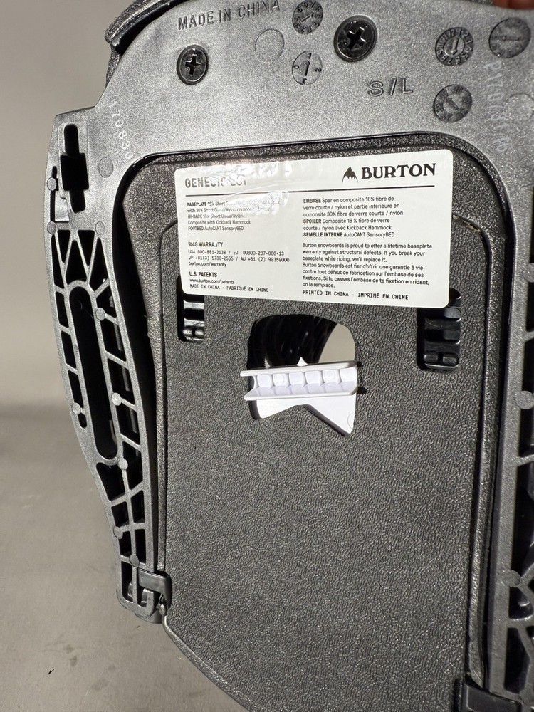 Single One Left Burton Genesis X EST SNOWBOARD BINDING Size Small