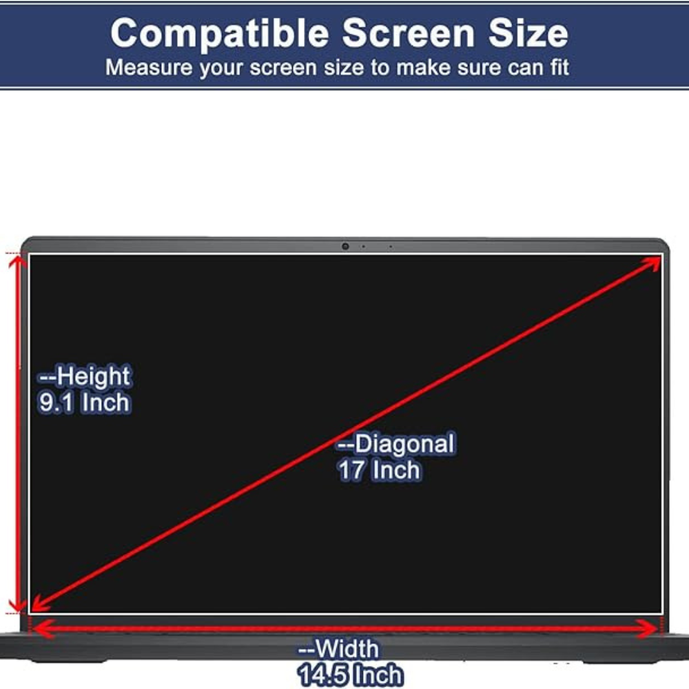 17" Screen Protector Blue Light Glare Filter for 17 Inch 16:10 17 .