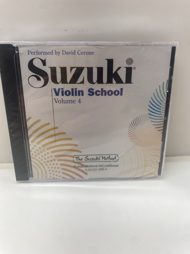 Suzuki Method Violin School Volume 4 David Cerone NEW sealed CD