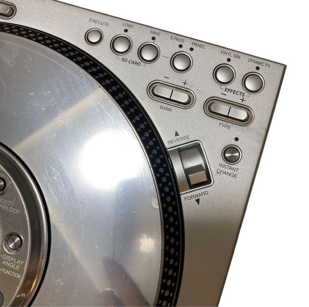 Technics SL-DZ1200 Silver Digital Direct Drive DJ Turntable System Working Used