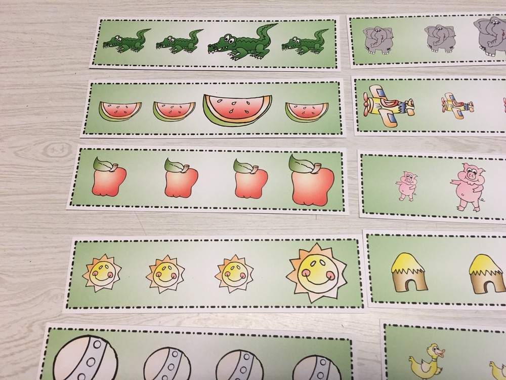 Circle the largest? 21 Activity Strip Cards - Laminated Cards