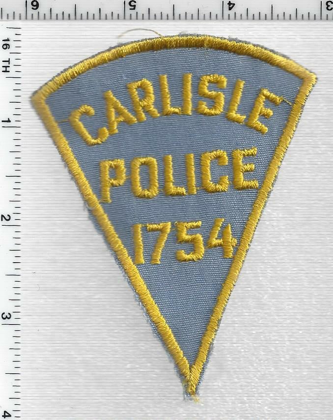 Carlisle Police (Massachusetts) 2nd Issue Shoulder Patch
