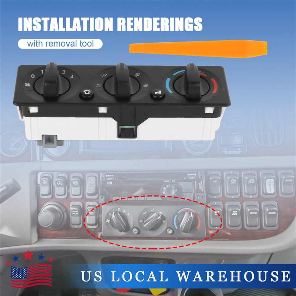 A/C Climate Control Module Panel For Peterbilt Truck Q21-6119