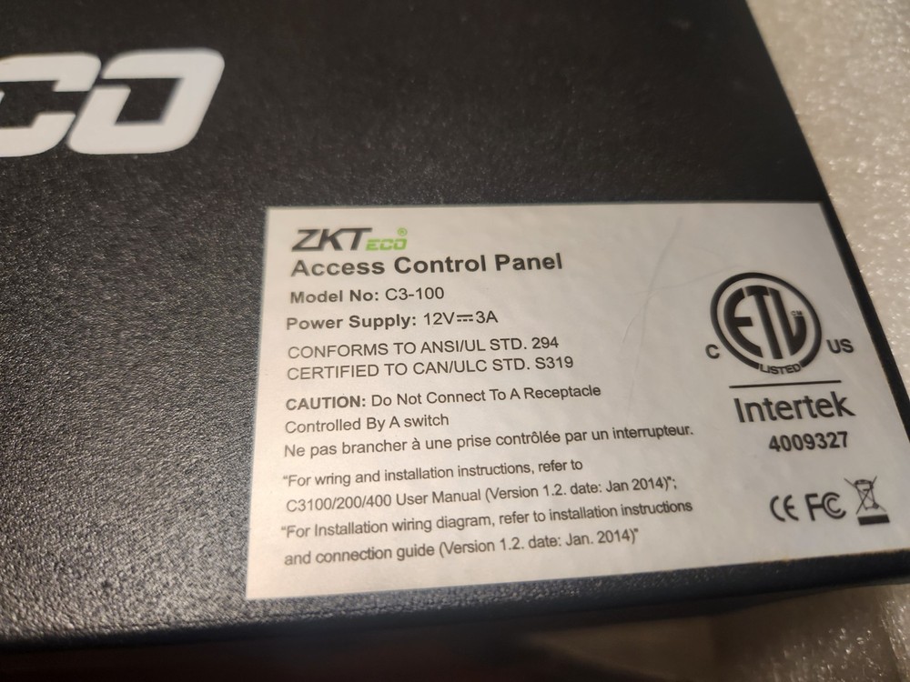 ZKTeco C3-100 One Door Access Control