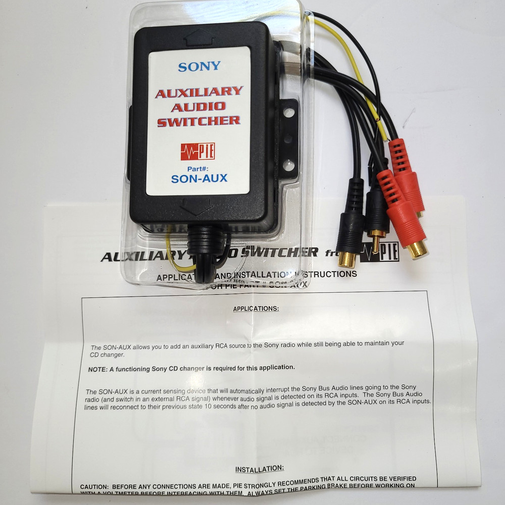Precision Interface Electronics SONY Auxiliary Audio Switcher SON-AUX - NOS