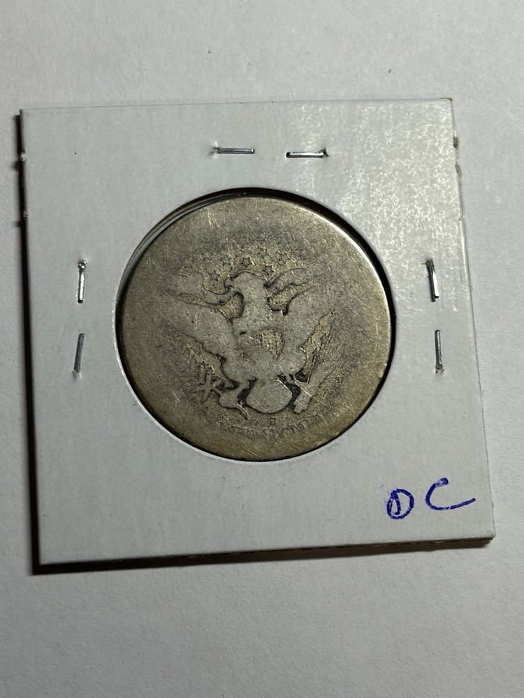 1892-S BARBER HALF DOLLAR AG KEY DATE SAN FRANCISCO MINT
