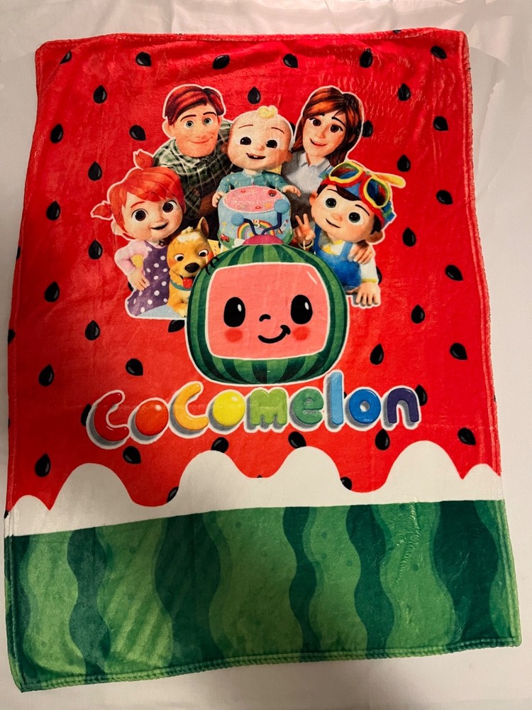 Cocomelon Soft Plush Blanket 30x42